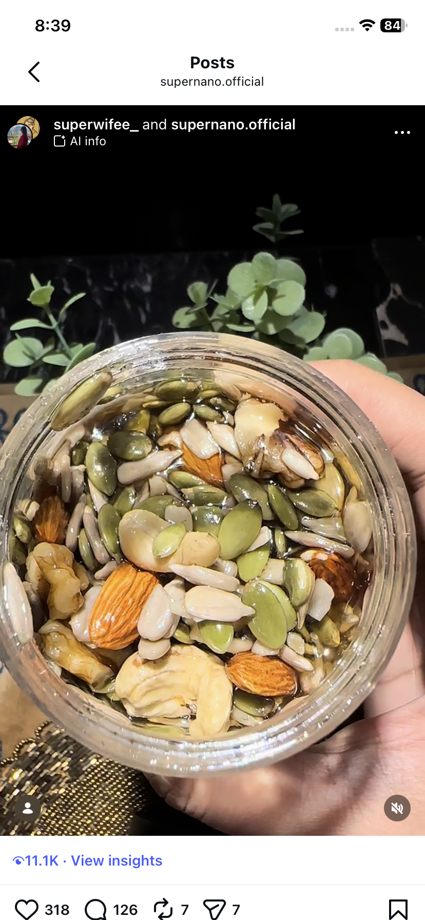 Nano's Mixed Honey Nuts